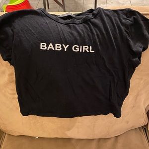 Fashion Nova baby girl crop top